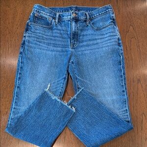 J. Crew Classic Mid-Blue Straight Leg Jeans